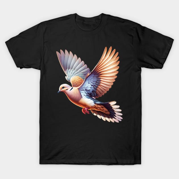 Flying Mourning Dove T-Shirt by The Jumping Cart